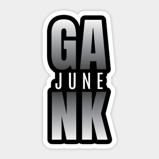 June Gank in Dark Color Sticker